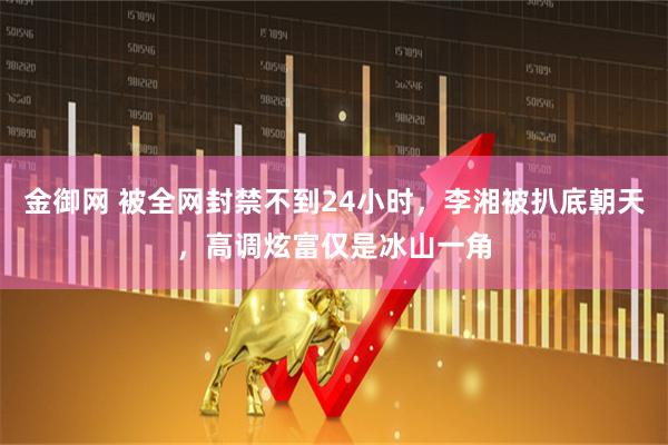 金御网 被全网封禁不到24小时，李湘被扒底朝天，高调炫富仅是冰山一角